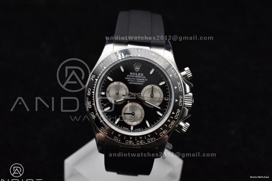 Tailored SH4131 1:1 V QF Daytona Rubber Best Edition on 126519LN 819 Strap 0228